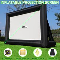 Écran de cinéma de projecteur gonflable en Stock pour écran gonflable de cinéma extérieur et intérieur