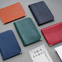 Carnet à anneaux en cuir souple NEXXGEN A4 B5 avec logo, organiseur à grille pointillée vierge, reliure à feuilles mobiles, impression UV