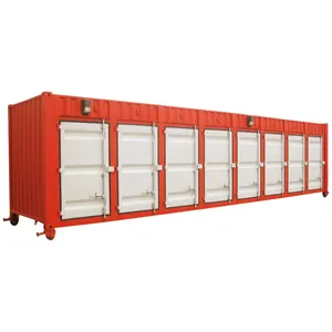 Conteneur de stockage de 40 pieds avec 4 portes latérales et 8 portes latérales conteneur sec conteneur multi-portes neuf à vendre CSC Dry Cargo