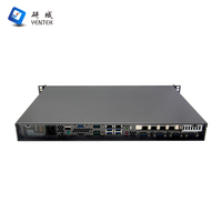Servidor de 1U de montaje en rack Intel LGA1200/LGA1700 2 RJ45 LAN PCIEX16 6 RS232 COM Network Enterprise Industrial Firewall YENTEK en stock