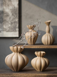 Soiltoware Vase de table hydroponique <span class=keywords><strong>en</strong></span> céramique de Jingdezhen 100% fait main, design moderne, non verni, <span class=keywords><strong>pot</strong></span> de fleurs 5cm x 5cm - Product Image 4