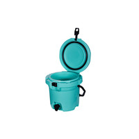 Refroidisseur rond de 5 gallons, petit refroidisseur rond rotomoulé, refroidisseur de camping