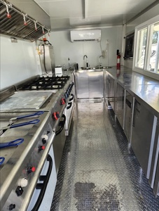 Rimorchio Mobile da Cucina Commerciale Personalizzato in Acciaio Inossidabile Resistente con 4 Ruote, Attrezzatura da Cucina Trainabile per <span class=keywords><strong>Catering</strong></span> - Product Image 3