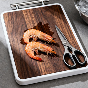 Tagliere ecologico in acciaio inossidabile a doppia faccia Design semplice lavapiatti multifunzione facile da pulire uso cucina - Product Image 4