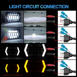 Barras de Luces LED, Luces Todoterreno, Lámpara LED para Camioneta 4x4, Faro Rectangular LED 5x7, Lámpara Antiniebla de Conducción, Luz Auxiliar de 7 Pulgadas, 12v - Product Image 6