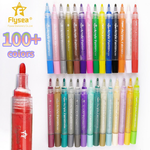 Stylo marqueur permanent à base d'eau chaude pour graffiti adapté au tissu de <span class=keywords><strong>bois</strong></span> en métal de verre en céramique et à la toile Utilisation polyvalente <span class=keywords><strong>sur</strong></span> papier - Product Image 3