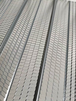 Grillage métallique galvanisé ASTM C847 G60 G90, grillage nervuré haute résistance pour enduit mural et plafond, construction