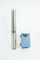 Pompe à eau solaire DIFFUL 4 pouces AC/DC sans balais, pompe submersible solaire DC 4KW