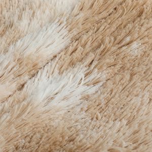 100% पॉलिएस्टर 30 मिमी टाई-डैटेड मोर लंबे बाल pv fax फर कपड़े - Product Image 3