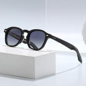 Gafas de Sol Ovaladas Polarizadas UV400 de Moda Gruesa 2025, Gafas de Sol de Acetato de Diseñador para Mujer, Gafas de Sol Retro Vintage para Hombre - Product Image 4