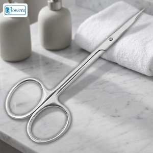 Professional <b>Left</b>-<b>Handed</b> Stainless Steel Arrow Point Nail <b>Scissors</b> High Quality Instrument CE Certified Class I Nail Art - Product Image 3