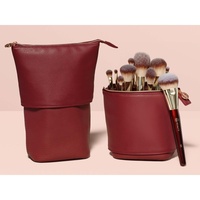 Trousse de Maquillage de Voyage Grande Luxe en Cuir PU Imperméable pour Femmes avec Support pour Pinceaux – Vente en Gros