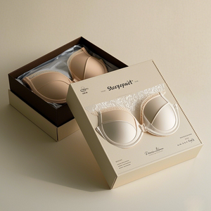 Sang trọng thanh lịch của phụ nữ áo ngực đồ lót thân mật trang phục Đồ lót bộ quà tặng bao bì hộp tuyệt vời lá vàng dập in ấn - Product Image 3