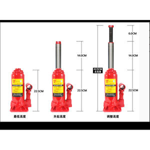 Gato hidráulico de botella de 6 toneladas de acero para automóviles y herramienta de elevación para construcción - Product Image 1