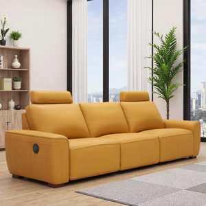 Modern lüks yüksek kalite rahat ev sineması <span class=keywords><strong>2</strong></span> <span class=keywords><strong>3</strong></span> kişilik deri oturma odası kanepeleri çok fonksiyonlu Recliner kanepe Set mobilya - Product Image 1