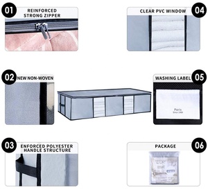 Tendances Produits <span class=keywords><strong>2</strong></span> ensemble grand espace sous le lit pliable respirant couette boîte de rangement - Product Image 3