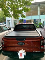 Couverture de benne rigide en alliage d'aluminium sur mesure à trois volets pour Ranger Wildtrak 2023 et Raptor nouvelle génération avec fonction de verrouillage