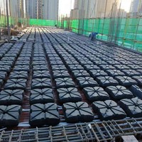 Encofrado de Hormigón Prefabricado para Pisos Huecos, Caja Cuadrada de Pared Delgada, Materiales de Construcción