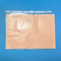 Protecteur de feuilles de papier plastique avec logo personnalisé A4 Classeur avec trous de poinçonnage Fournitures de bureau Pochette à documents