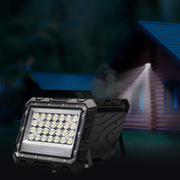 Projecteur de lumière d'inondation extérieur à LED Dawn 50w 100w 200w 300w IP65 Projecteur de cour solaire réglable télécommandé