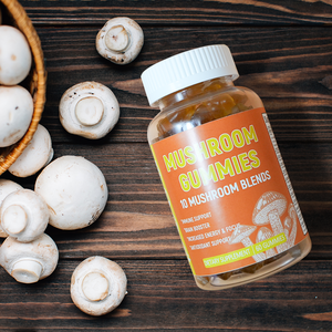 Chinahherbs nấm Gummies hỗ trợ năng lượng và tập trung nấm bổ sung khỏe mạnh tiêu hóa Gummies - Product Image 2