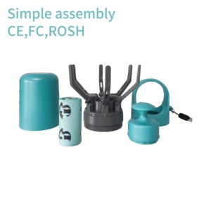 2-in-1 Kotgreifer für Hunde mit Kotbeutelspender, Kotschaufel und Auffangbehälter - Product Image 4