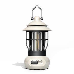 Lanterne de camping rechargeable Ningbo, LED, lumière blanc chaud, lanterne de tente extérieure avec poignée et interrupteur - Product Image 1