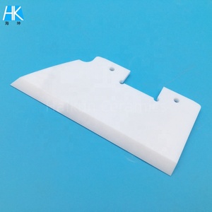 White Custom Made Zirconium Oxide Zirconia Ceramic Rectangle Trapezoid Paper Rubber Mustache <strong>Razor</strong> Cutting <strong>Blade</strong>