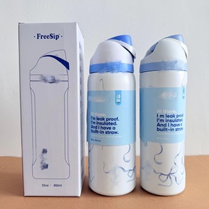 Bouteille d'eau isotherme en acier inoxydable Owala 24/32oz avec paille, sans BPA, pour le sport, colorée et moderne - Product Image 4