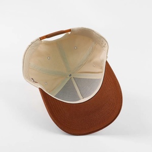 Stylish OEM <b>Waterproof</b> 5-Panel Trucker Hats Sports Outdoor Dad Hats Curved Brim Flat Embroidery Baseball <b>Cap</b> - Product Image 5