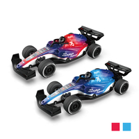 Voiture de course télécommandée 27 MHz à 4 canaux avec lumières clignotantes dynamiques pour des courses à haute vitesse, des performances de course excitantes et amusantes