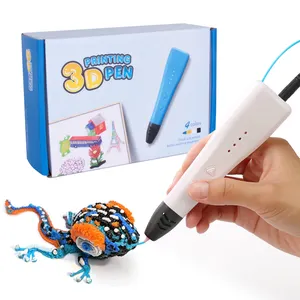 قلم طباعة ثلاثي الأبعاد أصلي موديل جديد 2024 يمكنك عمله بنفسك للأطفال مزود بسلك من مادة Abs هدايا ألعاب للكريسماس وأعياد الميلاد