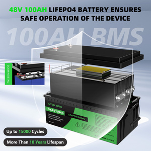 <span class=keywords><strong>Batterie</strong></span> LiFePO4 48 V <span class=keywords><strong>100</strong></span> <span class=keywords><strong>Ah</strong></span> avec BMS 100A, livraison gratuite aux États-Unis, compatible en série/en parallèle, idéale pour les systèmes de <span class=keywords><strong>camping</strong></span>-<span class=keywords><strong>car</strong></span> et domestiques - Product Image 5
