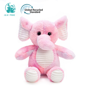 Jouet en peluche éléphant mignon et coloré, éléphant bébé en peluche avec de grandes oreilles, rembourré en coton PP - Product Image 2
