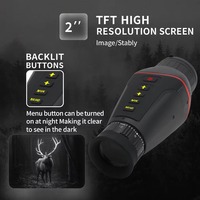 Lunettes de vision nocturne numériques NV4300 4K UHD avec écran de 2 pouces, infrarouges, portée de vision de 250-300 m, étanches IP54, enregistrement vidéo pour