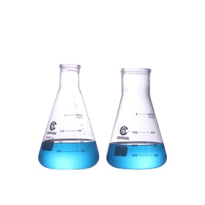 CORDIAL <strong>Conical</strong> <strong>Flask</strong> 50ml 100ml 150ml 200ml 250ml 500ml 1000ml 2000ml 5000ml Erlenmeyer <strong>Flask</strong> with Narrow and Wide Mouth - Product Image 1