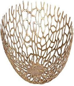 Bol à fruits rond en aluminium tendance Ustensiles de cuisine élégants en métal Article de vente chaud - Product Image 3