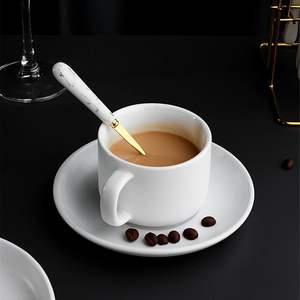 Juego de cubiertos de acero inoxidable de 24 piezas con mango de cerámica, cuchillo, tenedor, cuchara, caja de regalo, estilo nórdico para comida occidental, SS 18/0 - Product Image 4