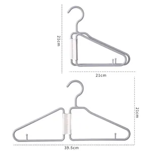 Neuzugang kunststoff faltbare Kleiderhänger für Kleiderschrank und Wohnzimmer-Organisator