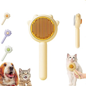 Pet Cung Cấp Tự Làm Sạch Con Chó Mèo Chải Chuốt Bàn Chải Và Lược Pet Tóc Deshedding - Product Image 5