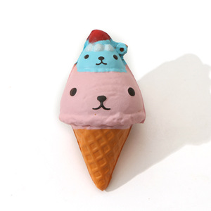 Juguete Antiestrés de PU de Rebote Lento con Forma de Antorcha de Helado, Novedoso Juguete para Aliviar el Estrés para Niños de 3 a 14 Años, Divertido Modelo de Propulsión por Compresión - Product Image 4