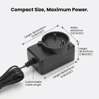 Adaptateur secteur certifié UL CE 5V 2A 10W avec prises interchangeables, efficacité de niveau VI pour l'électronique grand public