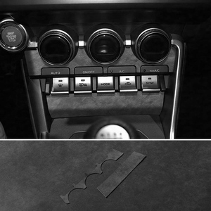 Cho SUBARU BRZ(2021-2025) làm bằng Alcantara tự động điều khiển khí hậu Bảng điều chỉnh TRIM Sticker chống xước xe Nội Thất Điều chỉnh phụ kiện - Product Image 5