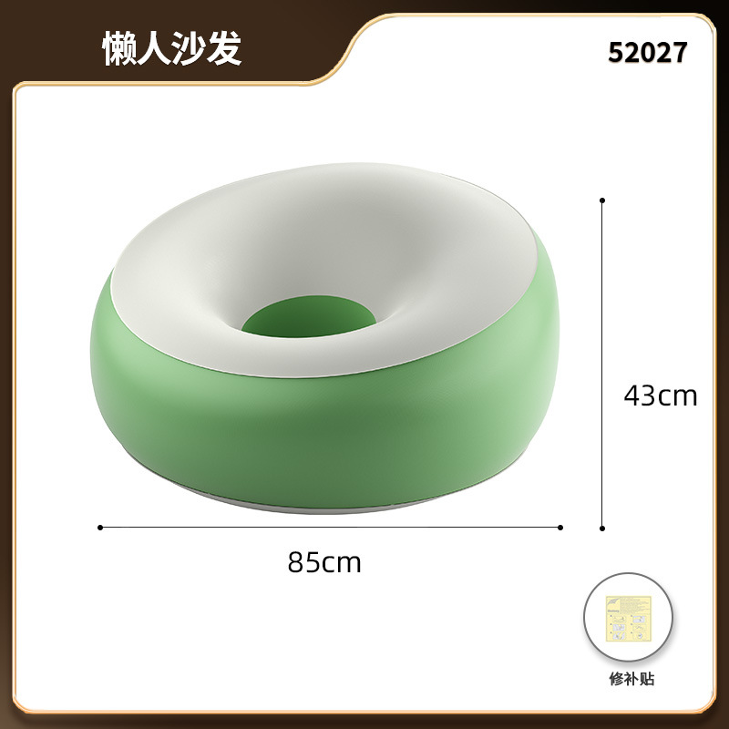 Pouf (gris-vert) (85*43cm) 52027