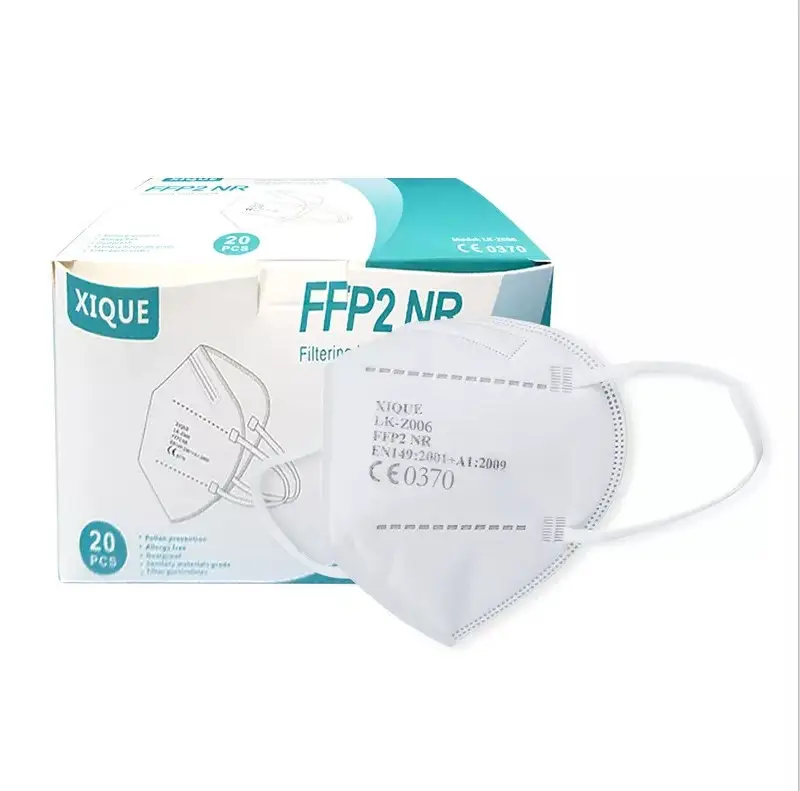 Máscara descartável anti-poeira da fábrica, entrega rápida, camadas múltiplas ffp2 para adultos