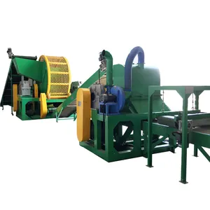 High quality dual axis rubber crusher tire crushing equipment waste tire recycling