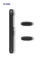 Télécommande intelligente vocale AI Keyuan TY-16G avec 47 boutons, en plastique et silicone, alimentée par piles AAA