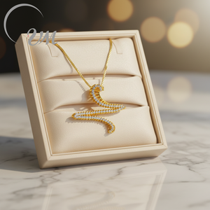 UMJewelry <b>Silver</b> Necklace Wholesale gold-plated suitable <b>for</b> both <b>men</b> and women Engagement gift anniversary daily wear party - Product Image 4