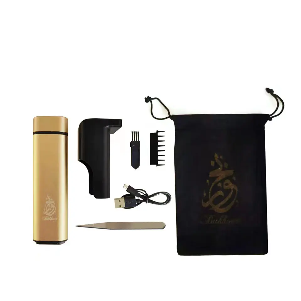 Thiết kế sang trọng Oudh tóc bakhoor Burner Oud Burner điện xách tay điện tử USB Arabic hương bakhoor Burner cho tóc
