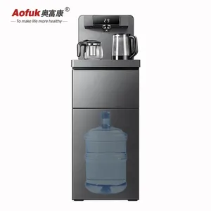Домашний роскошный водяной охладитель серого цвета OEM горячий и холодный стенд дизайн чайный бар машина водяной диспенсер